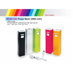 Bank 026 Power Bank (2600 mAh)